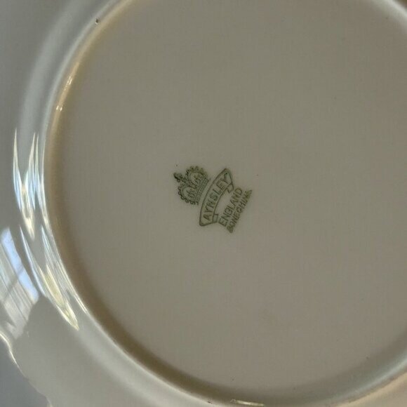 John Ansley Bone China 7986 00 Place Setting Gold Leaf Ornate Pink Vtg - Picture 15 of 16